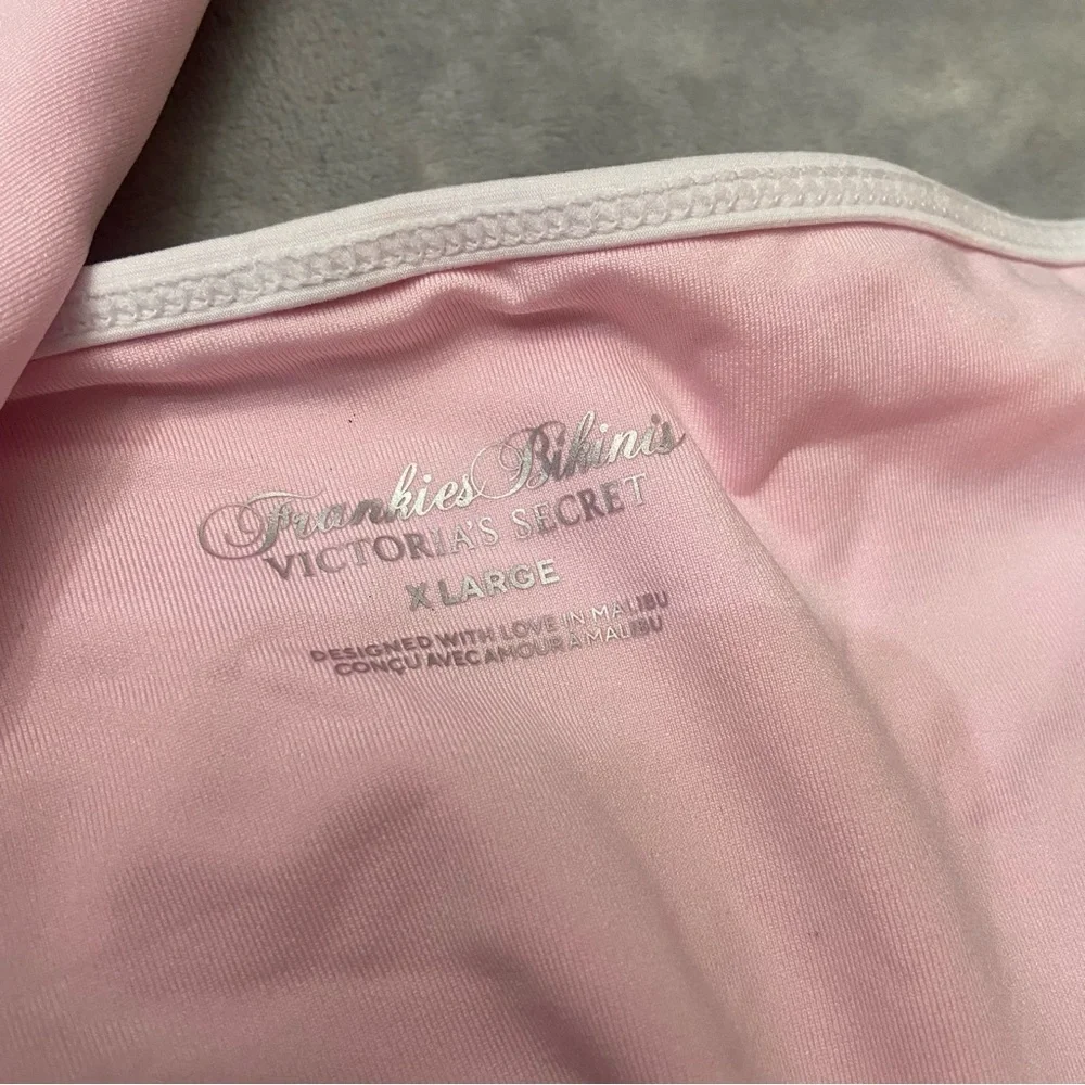 New! Frankie’s bikinis Amalia one piece monokini pink heart 24672